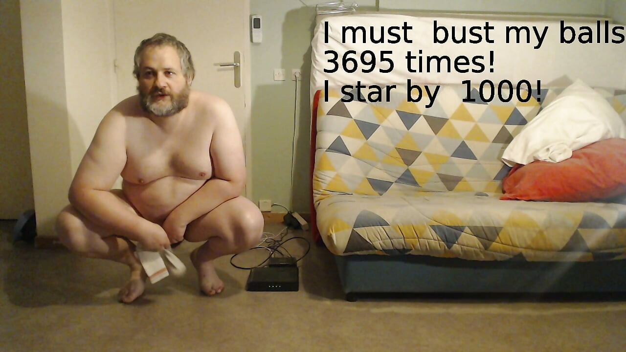 Only 65 on this, my balls  need  some rest!