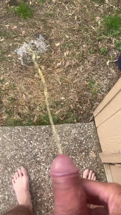 Back porch pissing