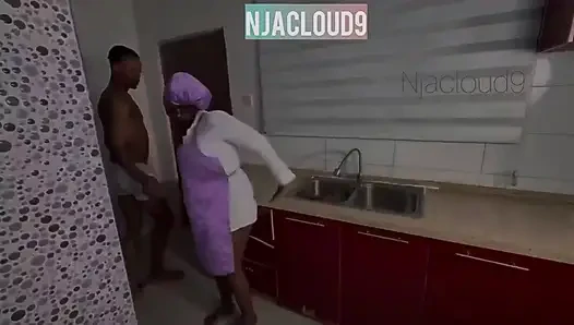 Boss Fuck Chef Pussy Hard Without Lube Untop Kitchen Cabinets