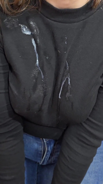 Two Hot Cumshots on Clothes! Which One Is Better?