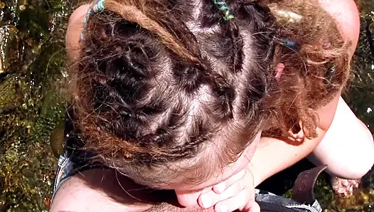 Wonderful fuck by the river with hot babe