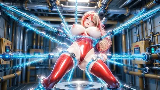 BBW cowgirl elektronische seile Fabrik 3D 8K