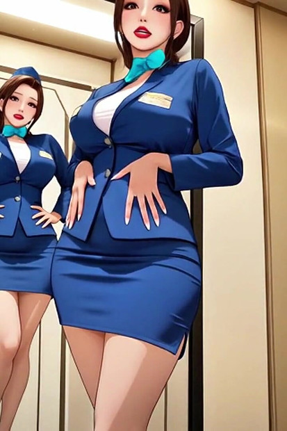 Elevator Fantasy - Sexy Elevator Girl Fucked Hard by Guest (ai Hentai)