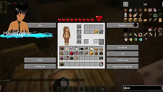 Minecraft Sexcraft The Jenny Mod  - Seeing what Cassie has to offer with her massive tits