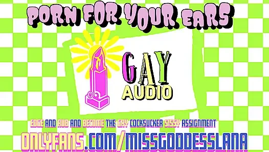 Edge and Rub and Become the Gay Cocksucker Sissy Assignment