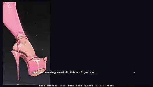 My New Girlfriend [ Taboo Hentai Game ] Ep.35 My GF Likes to Show Her Latex Panties to Older Man!