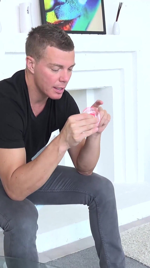 Dude Plays with Fidget Spinner Before Casting
