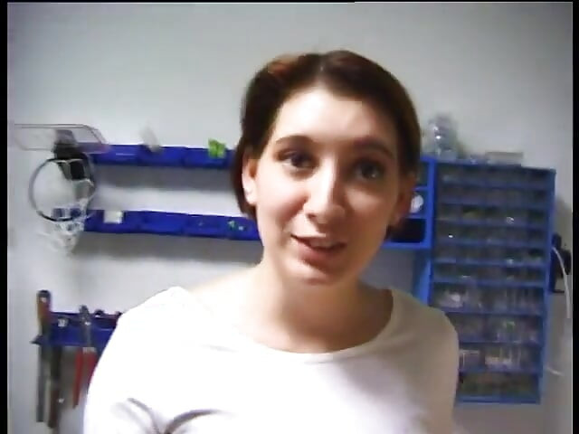 Amateur brunette slut banged in pov action