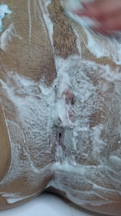 Holení přistávací dráhy! Intimní trimming kundičky! Detailní záběr na chlupatou kundičku! | Klipy 3