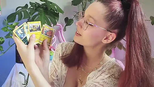 Oben-ohne e-girl zieht pOV Sie sind in meinem schlafzimmer