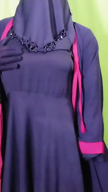 Beautiful Amena Bhabhi has sex indoors wearing a burqa and hijab | Clip 1