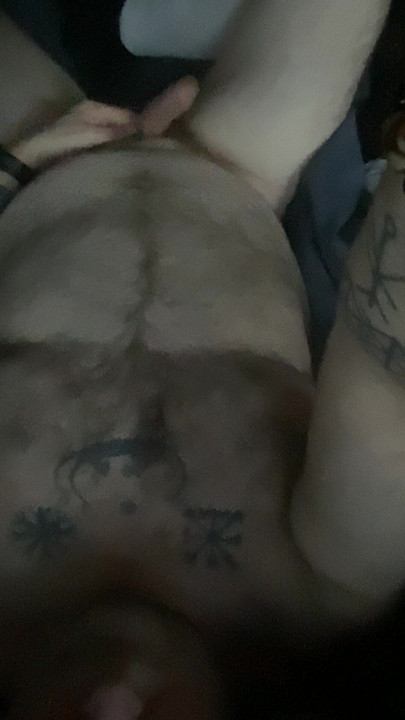 Masturbating