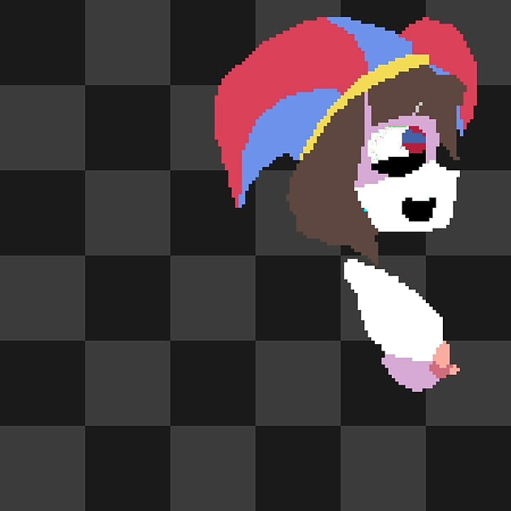 Pomni Pixelart タイムラプス
