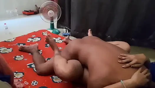 Lucky Hot Skinny man secretly has sex with INDONESIA(Bokep) widowed neighbor when her stepson not at Home Pt 03