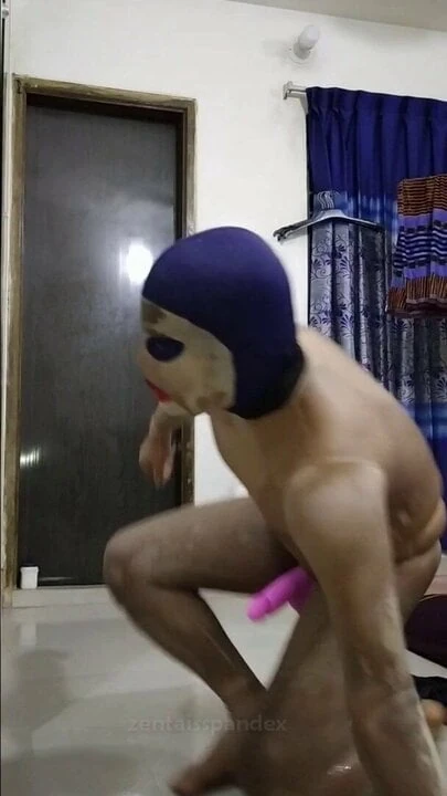 Zentai horror ghost attack penis Halloween