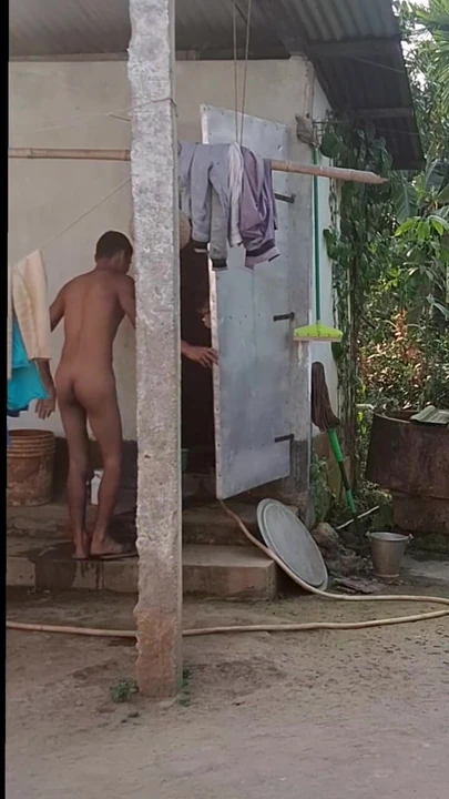Naked boy fitness
