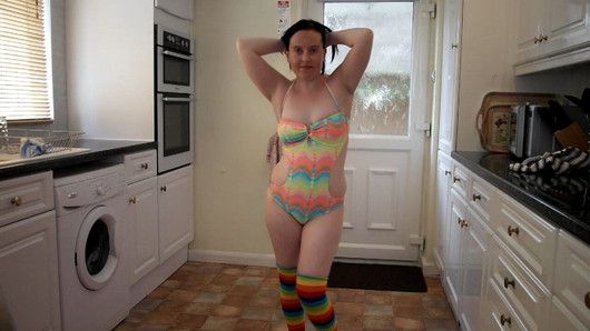 Chaussettes et maillot de bain