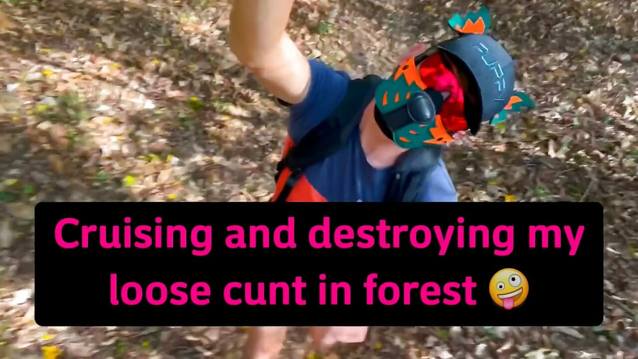 Cruising and Playing with My Loose Asshole in a Forest