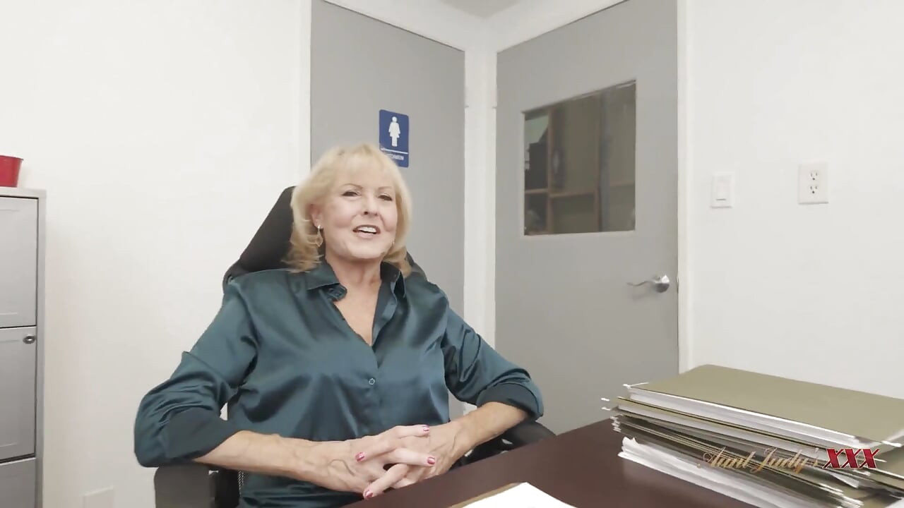AuntJudysXXX - a Naughty Job Interview with Busty Boss GILF Desiree Eden