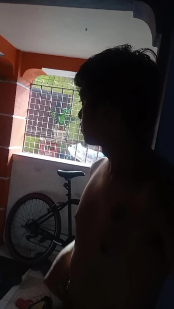 Wanking on My Neighbor's Balcony