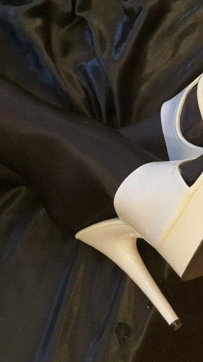 White Mules Black Spandex Legs per User Request | Clip 1
