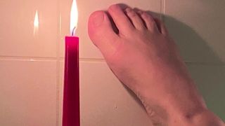 Mijn voeten in de badkuip