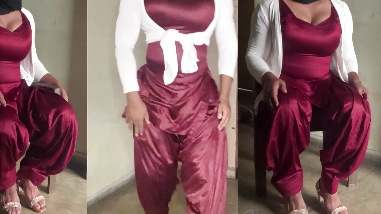 dressing satin silk salwar