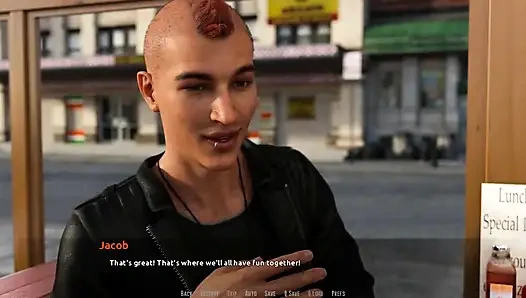 Become a rock star: two hot girls and two guys in pizzeria ep 51