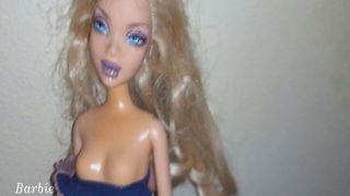 Creampie blonde bitch doll playing wth cum in her mouth P. 2