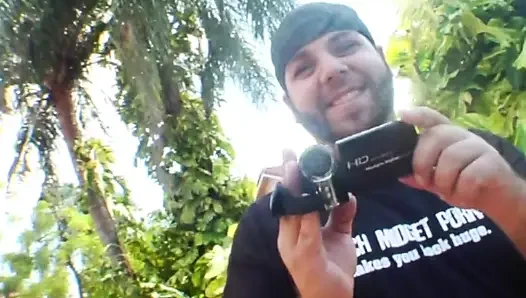 Hot Blonde Neighbor Fingers Herself Outdoors Then Dildo Fucks Indoors