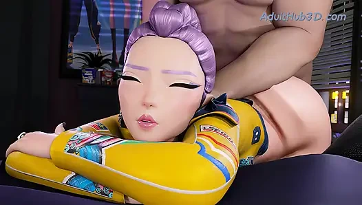 Deep Throat Alex - Big Cock Buries Down His Throat