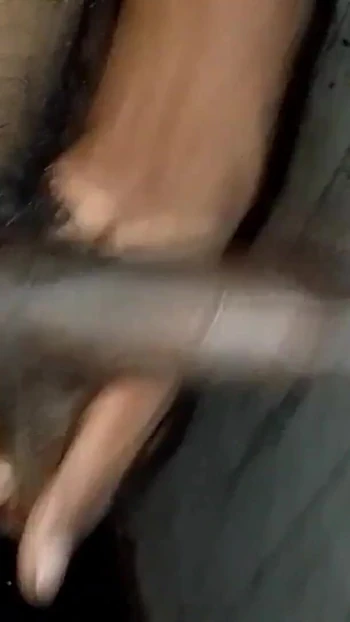 Thrilling moment from "Village desi boy doing hand with land in bathroom"