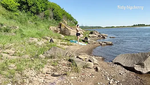 Yoga-kurs endete mit heißem sex am strand