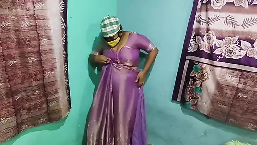 After Shower Sex with Saree and She Love It