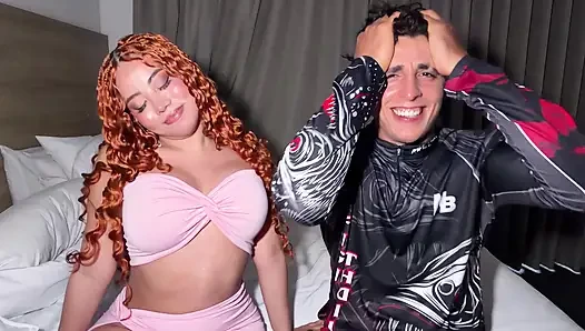 Busty redhead enjoys a good fuck from a muscular man