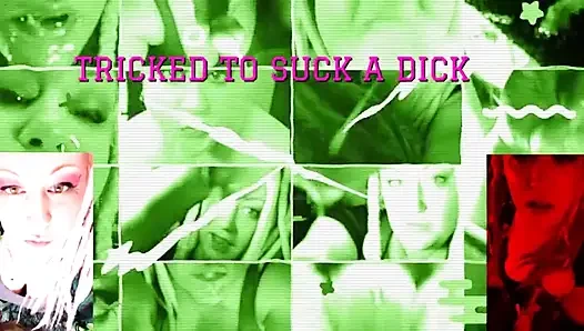 Tricks dich aus, um den schwanz ihrer transen-freundin zu lutschen