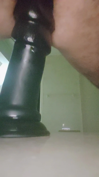 Big 3 headed dildo ride while spun and cloudy