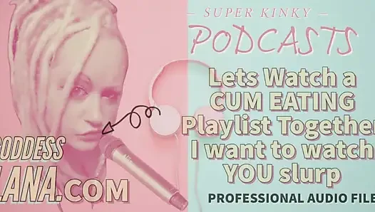 Kinky podcast 12 lagi asik nonton playlist yang lagi asik jilat sperma bareng-bareng!