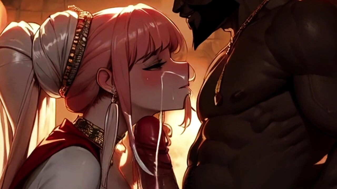 Peitudas cadelas brancas com grandes seios naturais são prenhadas por guerreiros muçulmanos em quando os MOUROS CONQUISTARAM A EUROPA 2