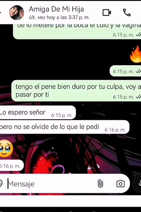 내 베프의 의붓딸과 핫한 대화를 나눴고 결국 섹스를 하게 됐어