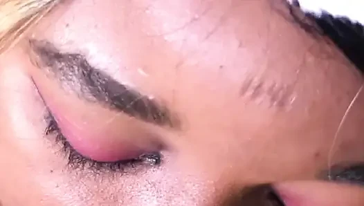 Sexy Nina Rivera Plays with Her Pussy and Sucks Don Whoe's Dick Under the Christmas Tree