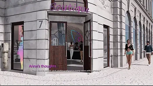 Aksi seks anne si pasangan petualang 112 yang beraktivitas di butik dan salon