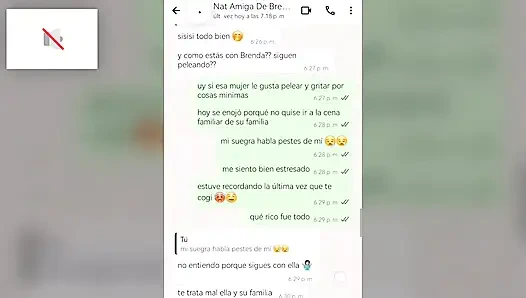 Hot Chat with My Girlfriend's Friend with Happy Final