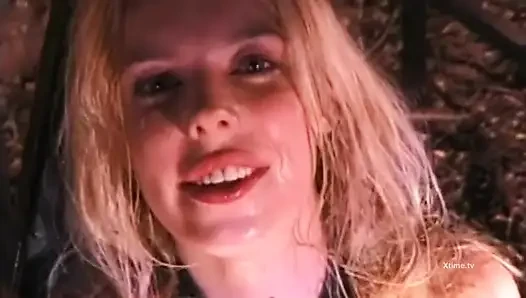 A River of sperm for a hot blondie slut