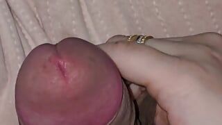 Step mom best close handjob in bed on step son dick