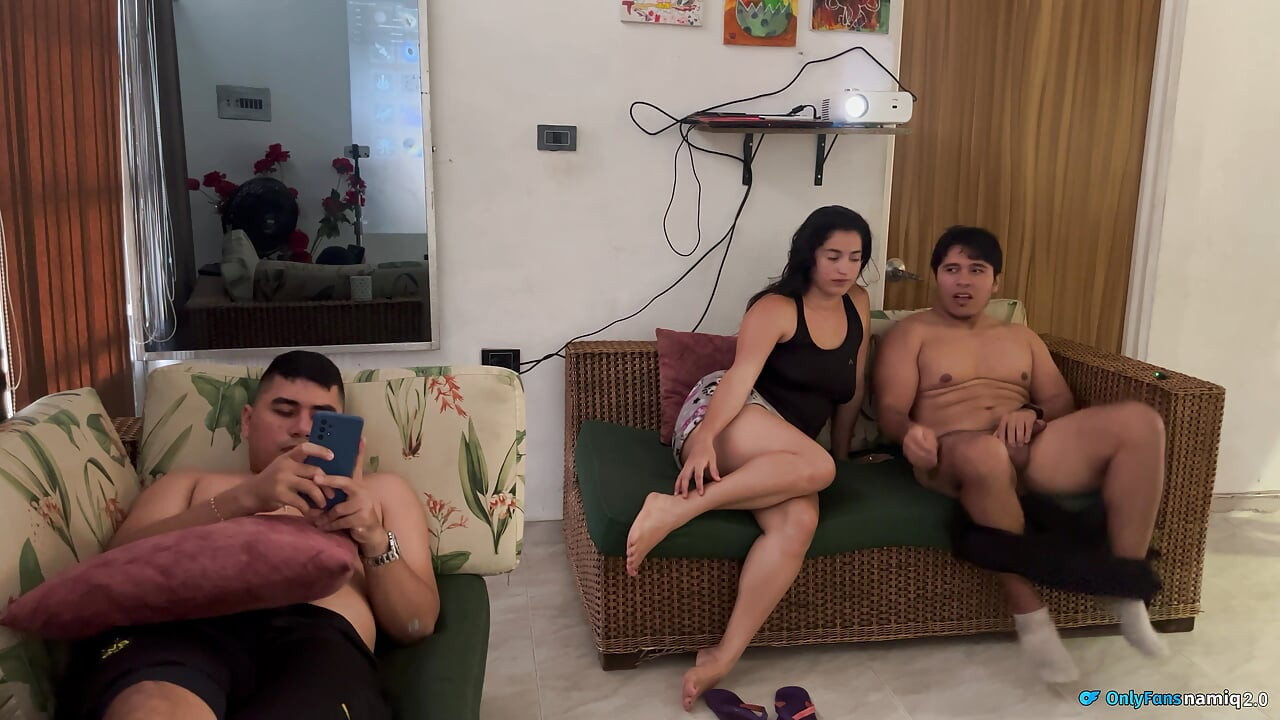 Stepmom my friend is there, you want my cock in your mouth and cum on me???!!!!