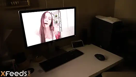 Ateşli bir hatun adama zevk veriyor