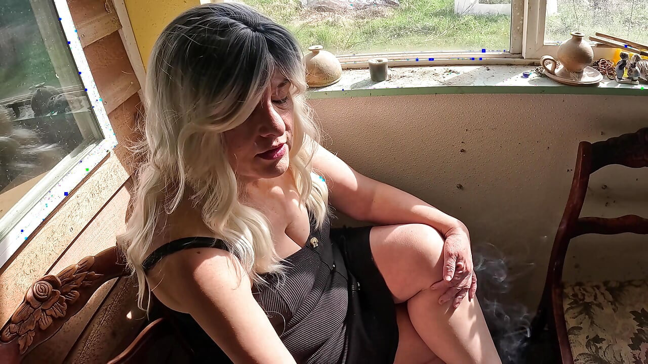 Fumar en un hermoso día