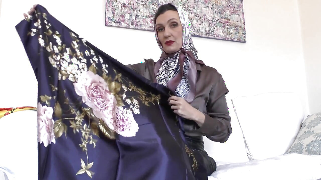 Exciting Satin Scarf Games! Lady Victoria Valente