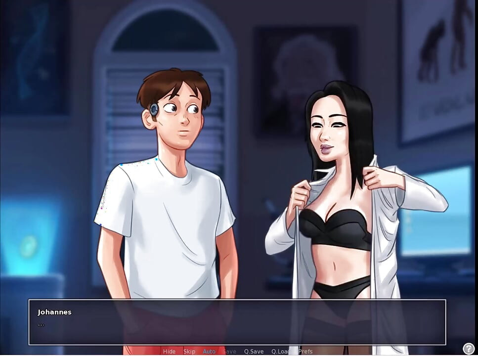 Summertime Saga - Okita小姐的性爱场景